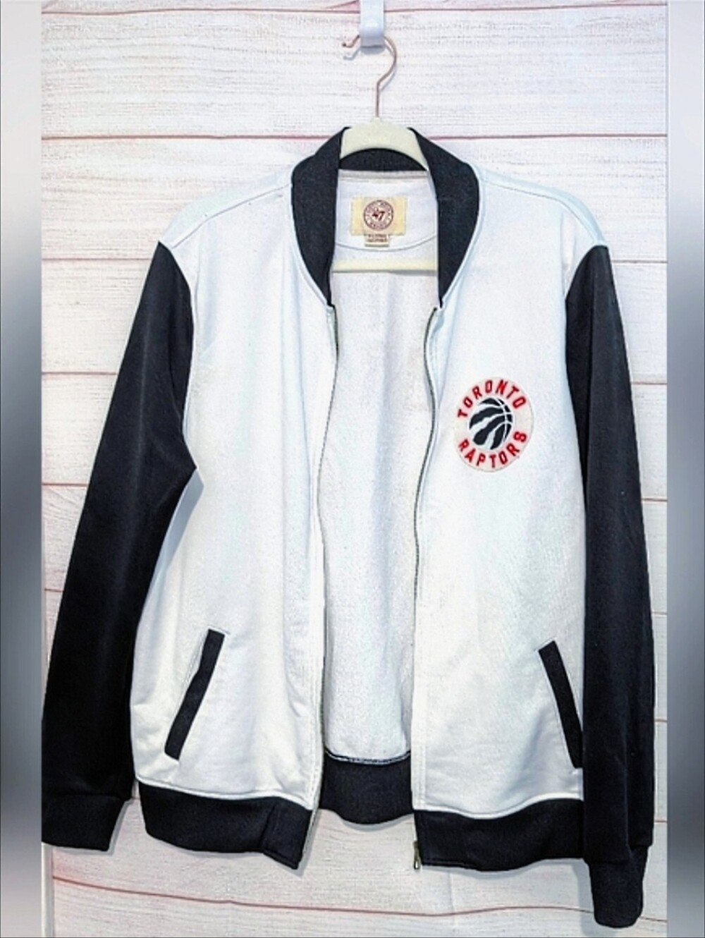 Vintage Toronto Raptors We The North Forty Seven Brand Full Zip Sweater Size XL
